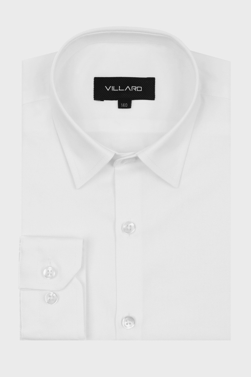 Biała koszula chłopięca bawełniana elegancka | Villaro