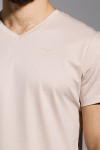 beżowy t-shirt męski VIMONTE dostępny z wysyłką w Polsce