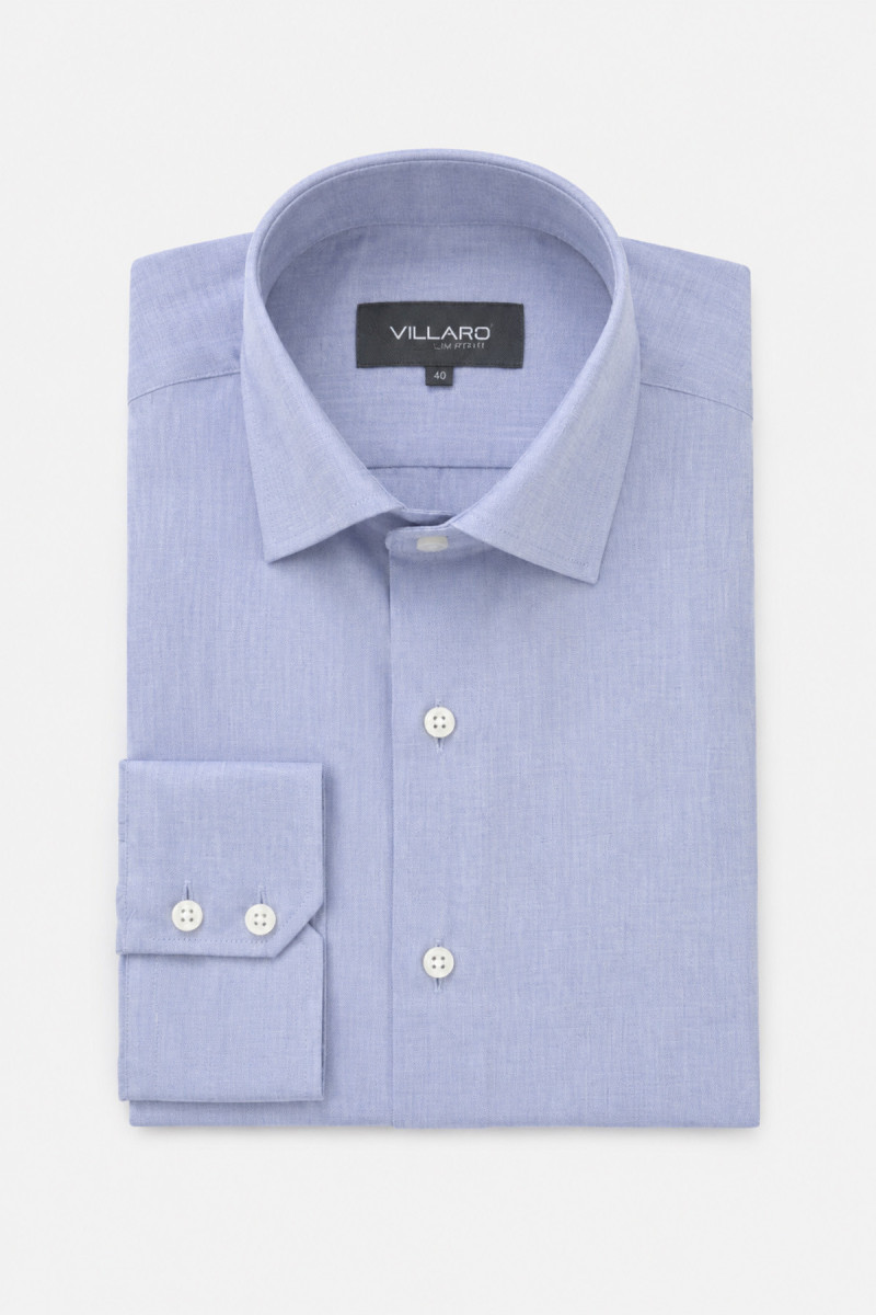 Jasnoniebieska koszula męska VILLARO Slim Fit