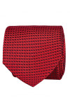 Czerwony Krawat Męski Microwzór