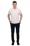 Biała koszulka męska polo | Villaro