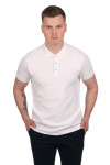 Biała koszulka męska polo | Villaro