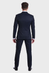 Smoking granatowy męski | Villaro