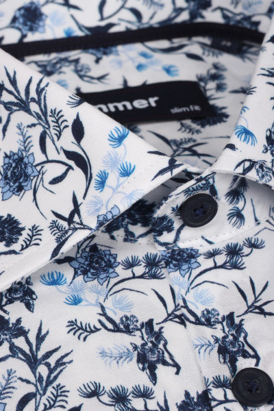 Koszula Męska Wzór Roślinny