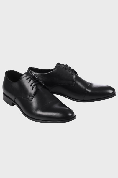 Czarne Buty Męskie Skóra