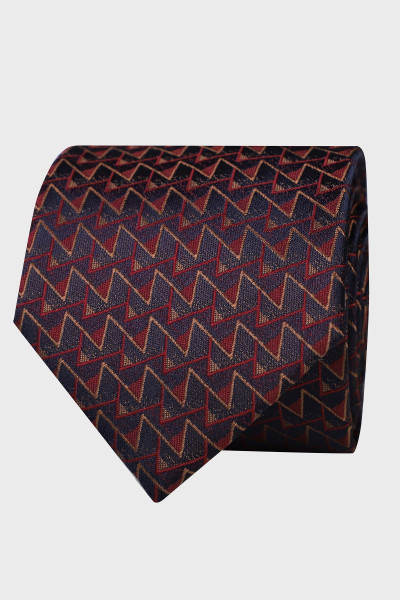 Krawat męski strukturalny | Villaro