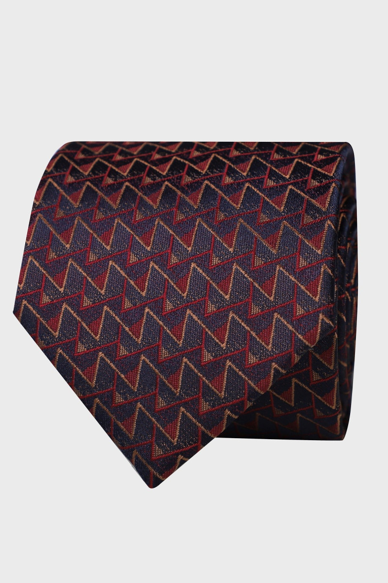 Krawat męski strukturalny | Villaro