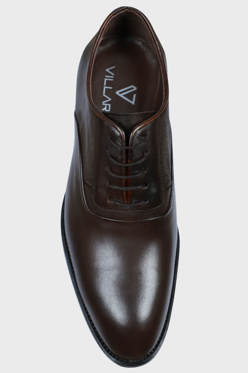 Brązowe męskie buty skórzane| Villaro