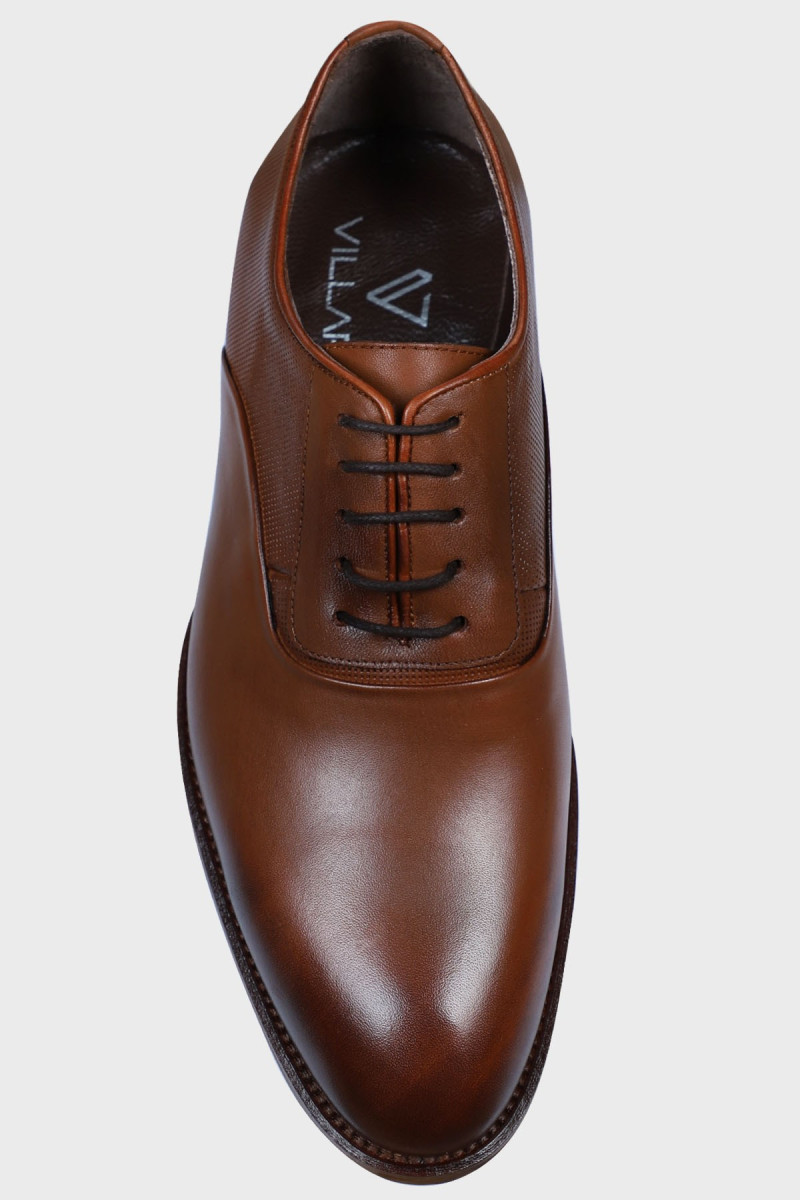 Brązowe buty męskie skóra | Villaro