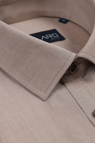 Beżowa Koszula Męska