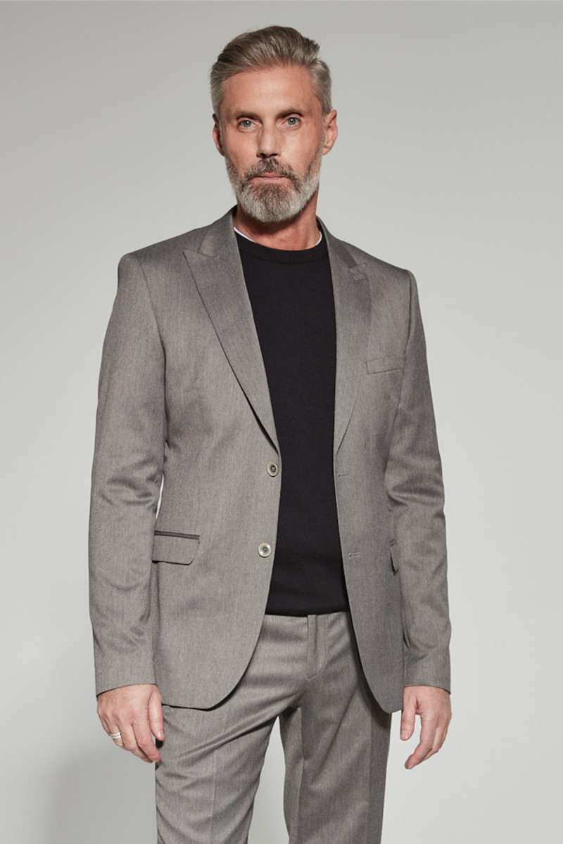 Beżowy garnitur męski | Villaro