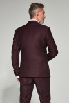 Bordowy smoking męski ślubny | Villaro