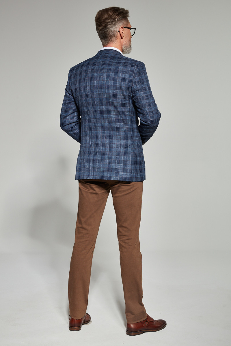 marynarka męska taliowana widok z tyłu