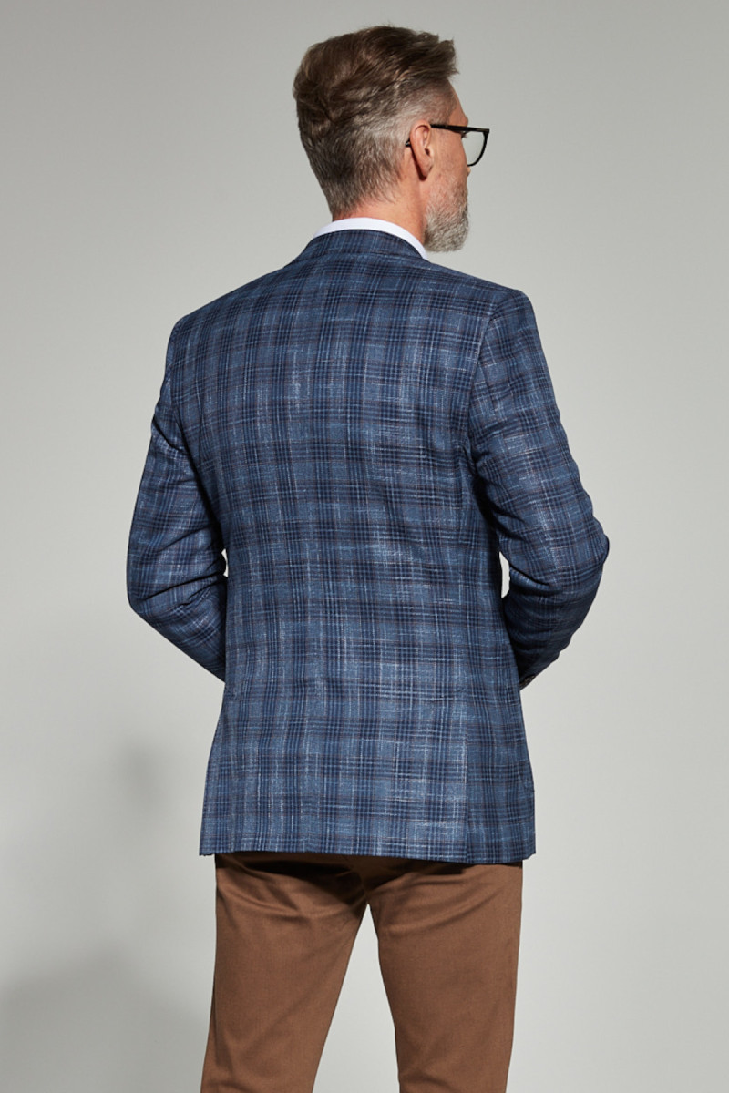 marynarka męska taliowana widok z bliska