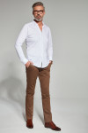 Biała koszula męska dzianina | Villaro